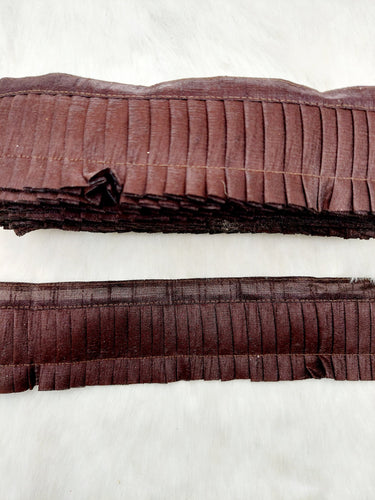 Silk Pleated Lace Trim, Decorative Trim, Trim by 3 Yards